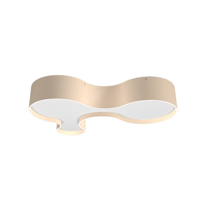 Accord 5110LED Organic 1-lt 32" LED Flush Mount - Organic Cappuccino