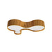 Accord 5111LED Organic 1-lt 39" LED Flush Mount - Teak