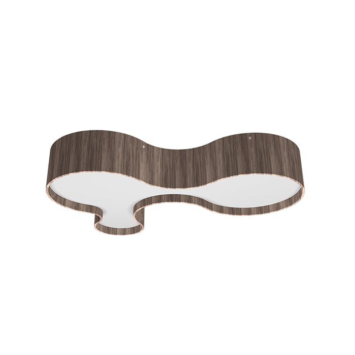 Accord 5111LED Organic 1-lt 39" LED Flush Mount - American Walnut