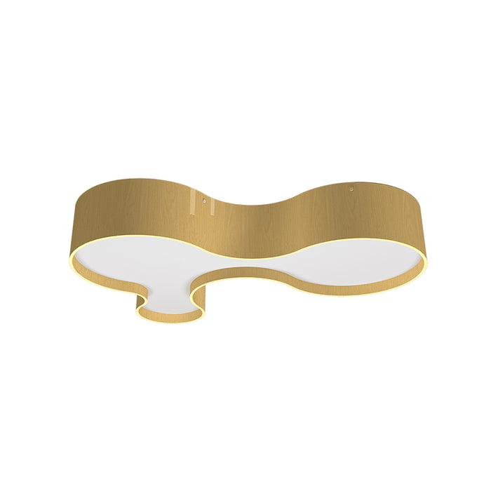 Accord 5111LED Organic 1-lt 39" LED Flush Mount - Organic Gold