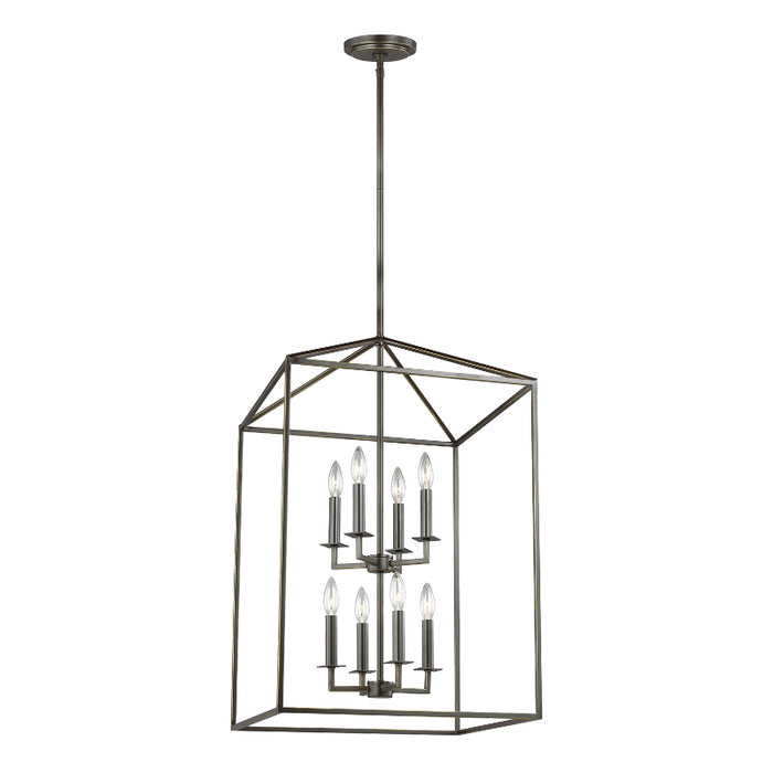 5115008EN Perryton 8-lt LED Large Hall / Foyer Pendant