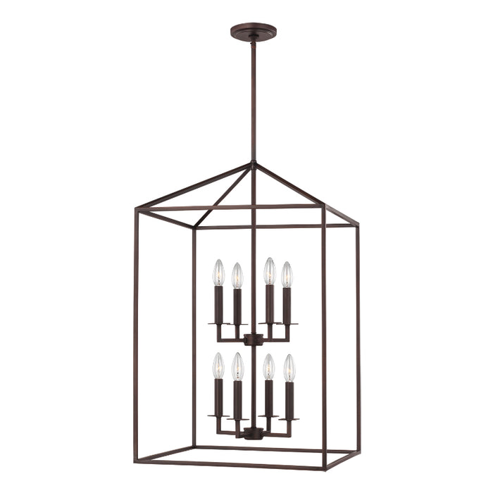 5115008EN Perryton 8-lt LED Large Hall / Foyer Pendant