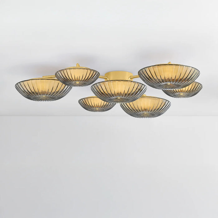 Corbett 512-52 Birmingham 7-lt 52" LED Semi Flush Mount