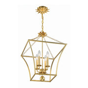 Crystorama 514 Broche 3-lt 11" Chandelier