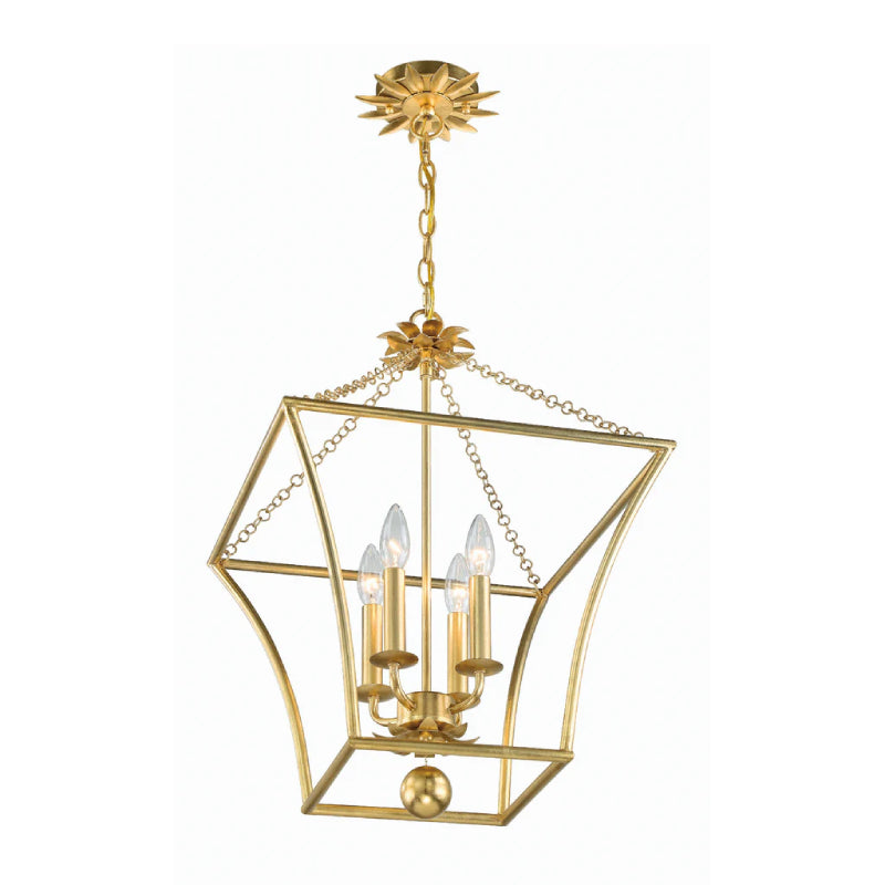 Crystorama 514 Broche 3-lt 11" Chandelier