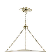 Crystorama 515 Broche 8-lt 29" Chandelier - Antique Silver