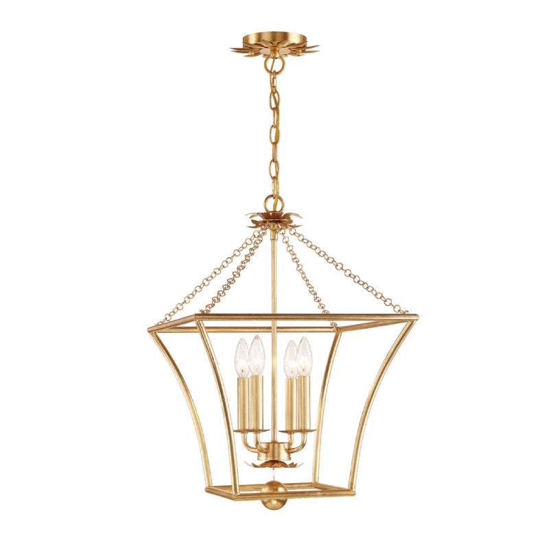 Crystorama 516 Broche 4-lt 16" Chandelier