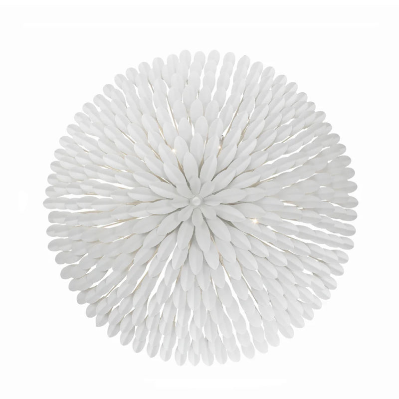 Crystorama 517 Broche 6-lt 25" Chandelier - Matte White