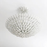 Crystorama 517-CEILING Broche 6-lt 25" Semi Flush Mount - Matte White