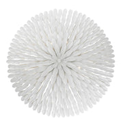 Crystorama 519 Broche 8-lt 30" Chandelier - Matte White