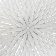 Crystorama 519 Broche 8-lt 30" Chandelier - Matte White