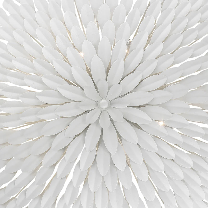 Crystorama 519 Broche 8-lt 30" Chandelier - Matte White