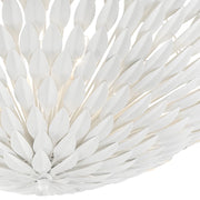 Crystorama 519-CEILING Broche 8-lt 30" Semi Flush Mount - Matte White