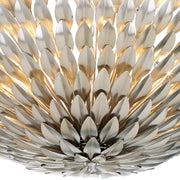 Crystorama 519 Broche 8-lt 30" Chandelier - Antique Silver