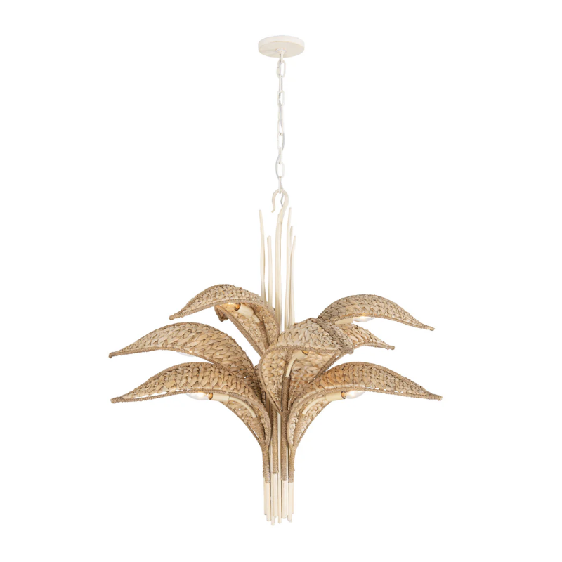 Varaluz 519C09 Century Palm 9-lt 38" LED Chandelier