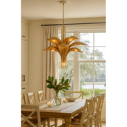 Varaluz 519C09 Century Palm 9-lt 38" LED Chandelier