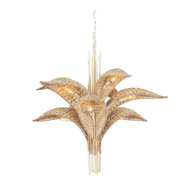 Varaluz 519C09 Century Palm 9-lt 38" LED Chandelier