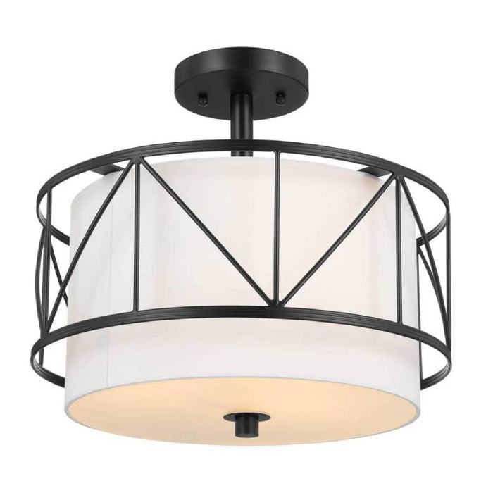 Kichler 52074 Birkleigh 3-lt 14" Pendant-Black