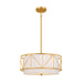 Kichler 52075 Birkleigh 3-lt 18" Pendant-Classic Gold