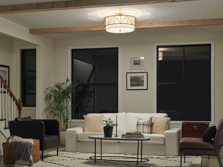 Kichler 52076 Birkleigh 4-lt 24" Semi Flush