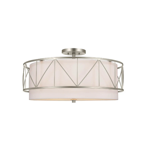 Kichler 52076 Birkleigh 4-lt 24" Semi Flush - Satin Nickel