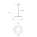 Varaluz 520P03 Desert Flyer 3-lt 16" Convertible Pendant/Semi-Flush