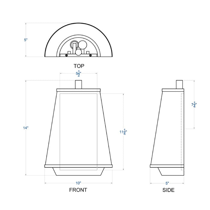 Varaluz 520W02 Desert Flyer 2-lt 14" Tall Wall Sconce