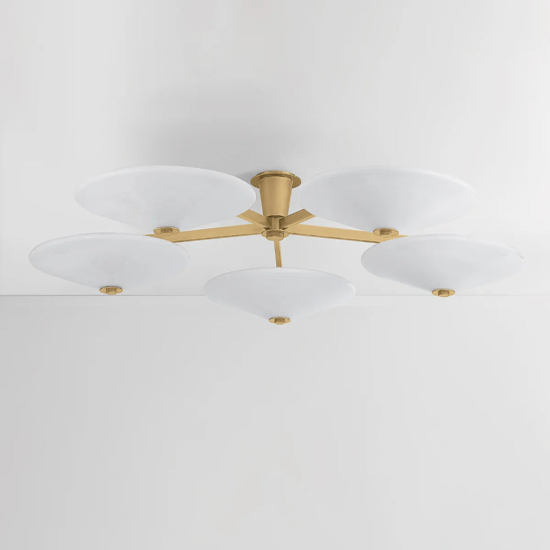 Corbett 521-60 Cologne 5-lt 60" LED Semi-Flush Mount