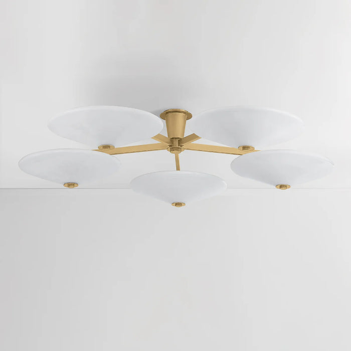 Corbett 521-60 Cologne 5-lt 60" LED Semi-Flush Mount