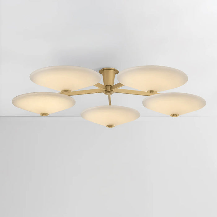 Corbett 521-60 Cologne 5-lt 60" LED Semi-Flush Mount