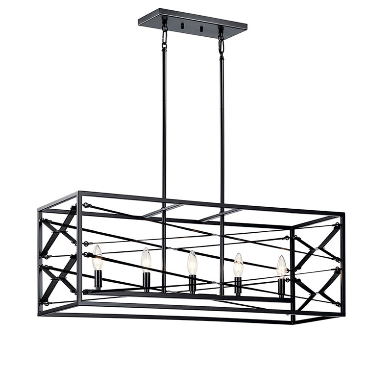 Kichler 52140 Sevan 5-lt 37" Linear Chandelier