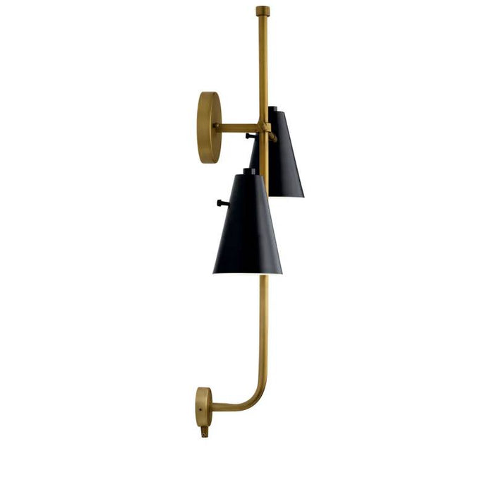 Kichler 52174 Sylvia 2-lt 31" Tall Wall Sconce-Black