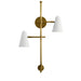 Kichler 52174 Sylvia 2-lt 31" Tall Wall Sconce-White