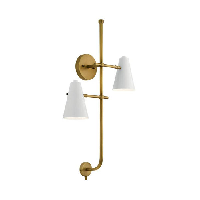 Kichler 52174 Sylvia 2-lt 31" Tall Wall Sconce-White