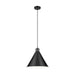 Kichler 52177 Zailey 1-lt 16" Pendant-Black