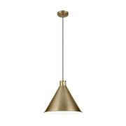 Kichler 52177 Zailey 1-lt 16" Pendant-Natural Brass