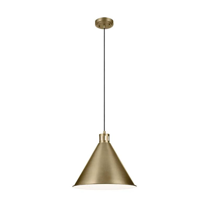 Kichler 52177 Zailey 1-lt 16" Pendant-Natural Brass