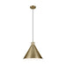 Kichler 52177 Zailey 1-lt 16" Pendant-Natural Brass