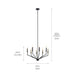 Kichler 52349 Armand 8-lt 26" Chandelier