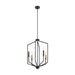 Kichler 52351 Armand 4-lt 19" Pendant-Black with Classic Bronze