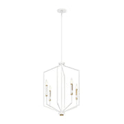 Kichler 52351 Armand 4-lt 19" Pendant-White with Classic Bronze