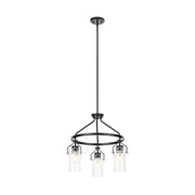 Kichler 52377 Everett 3-lt 23" Chandelier-Black