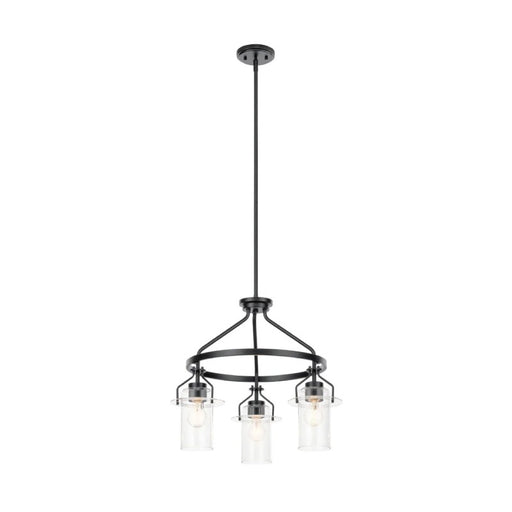 Kichler 52377 Everett 3-lt 23" Chandelier-Black