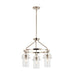 Kichler 52377 Everett 3-lt 23" Chandelier-Polished Nickel