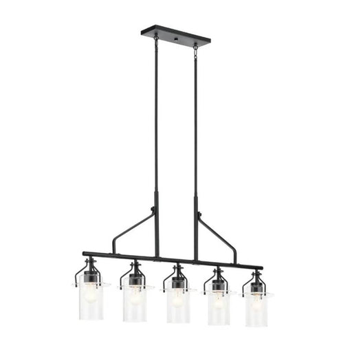 Kichler 52379 Everett 5-lt 42" Linear Chandelier-Black