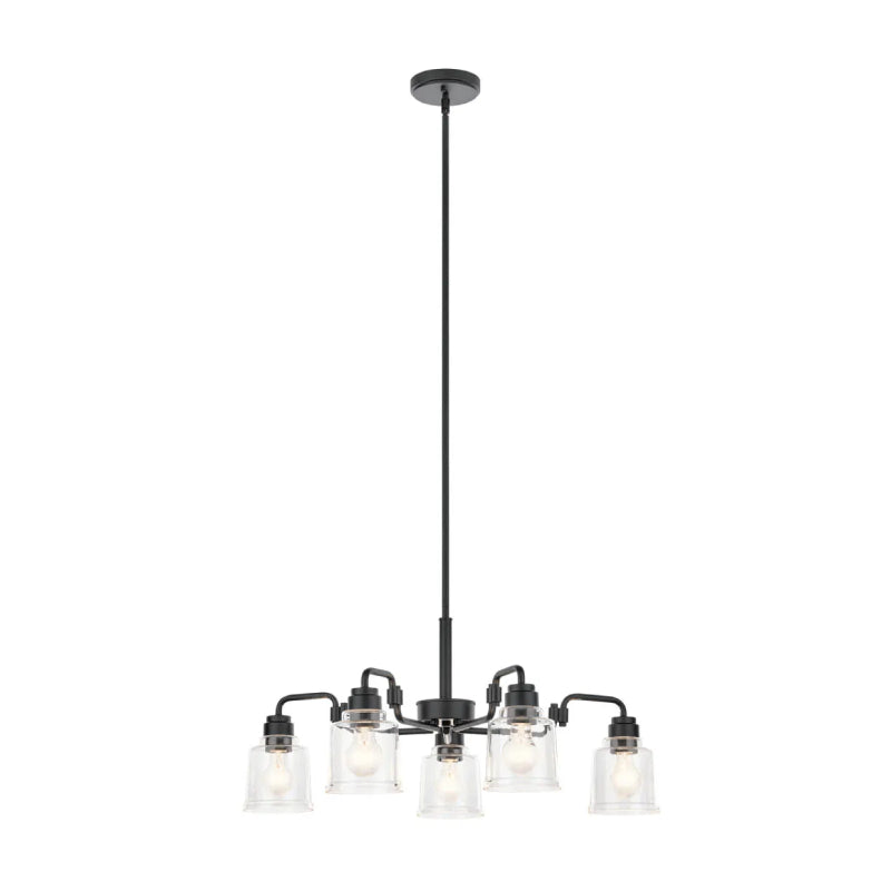 Kichler 52398 Aivian 5-lt 30" Chandelier-Black