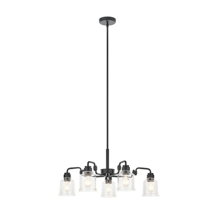 Kichler 52398 Aivian 5-lt 30" Chandelier-Black