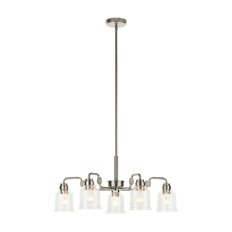 Kichler 52398 Aivian 5-lt 30" Chandelier-Brushed Nickel