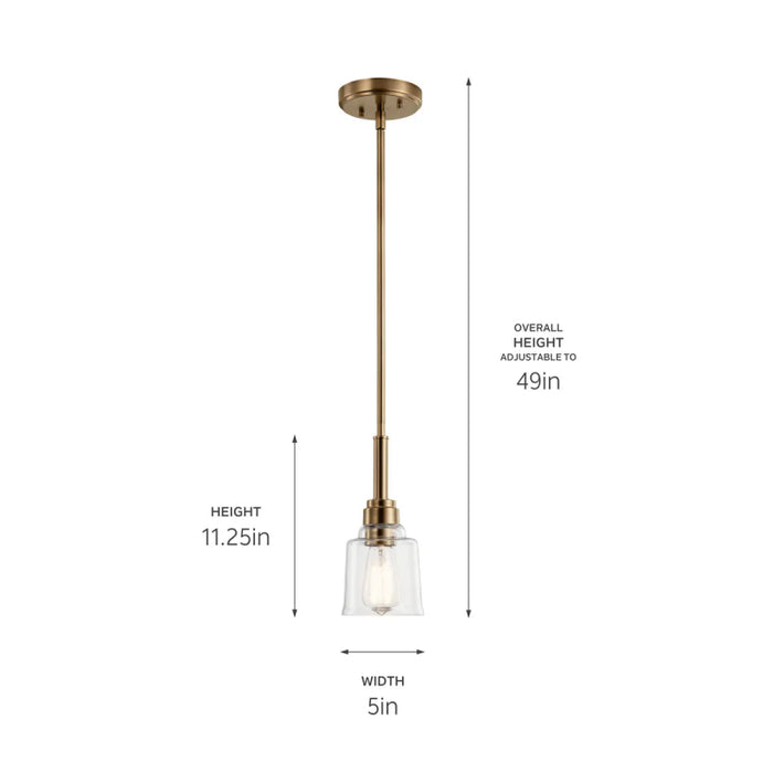 Kichler 52399 Aivian 1-lt 5" Pendant