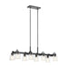 Kichler 52400 Aivian 8-lt 42" Linear Chandelier-Black